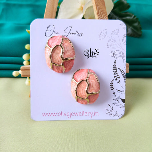 Enamel Earrings -1310