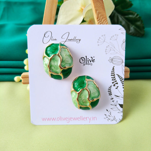 Enamel Earrings -1310