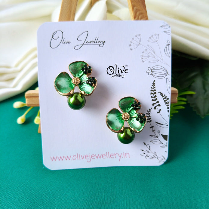 Enamel Earrings -1315