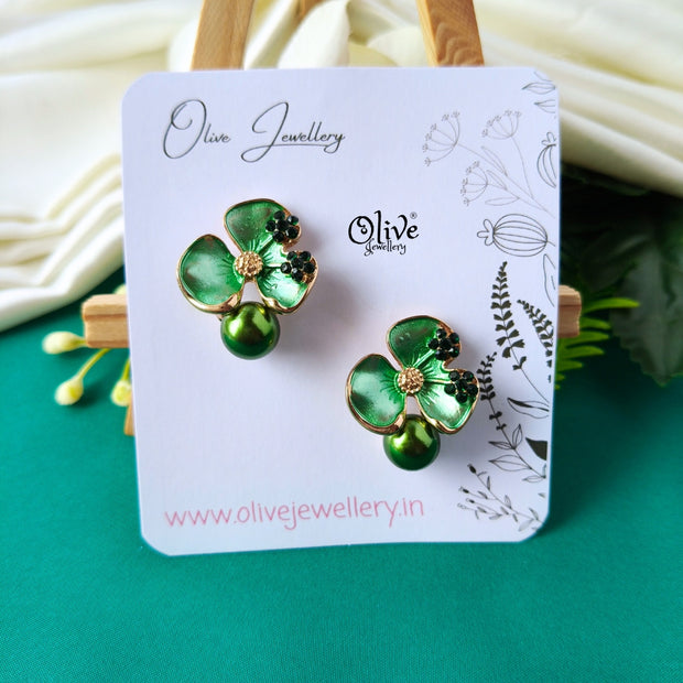 Enamel Earrings -1315