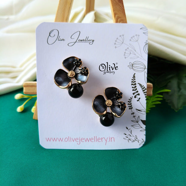 Enamel Earrings -1315