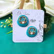 Enamel Earrings -1321