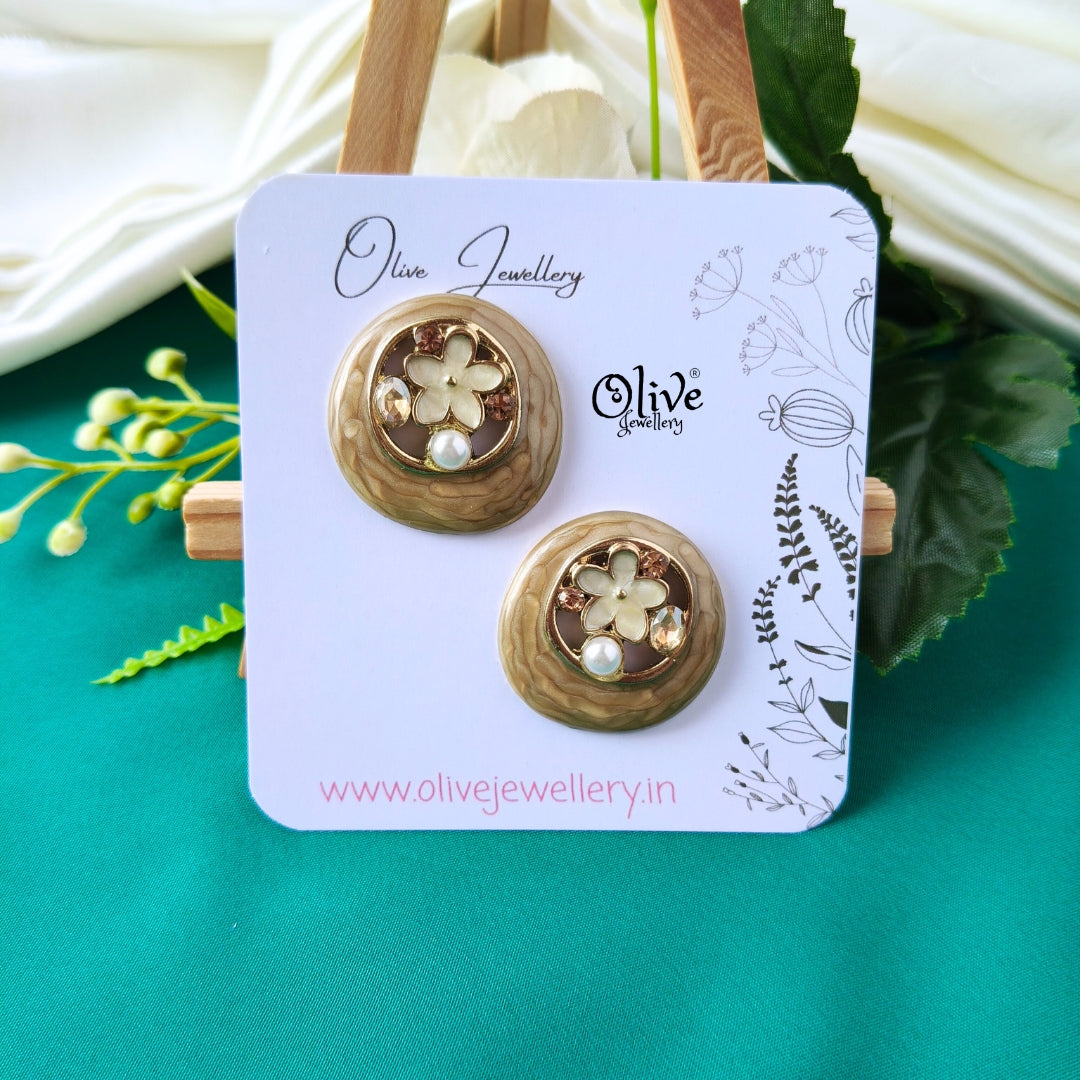 Enamel Earrings -1321