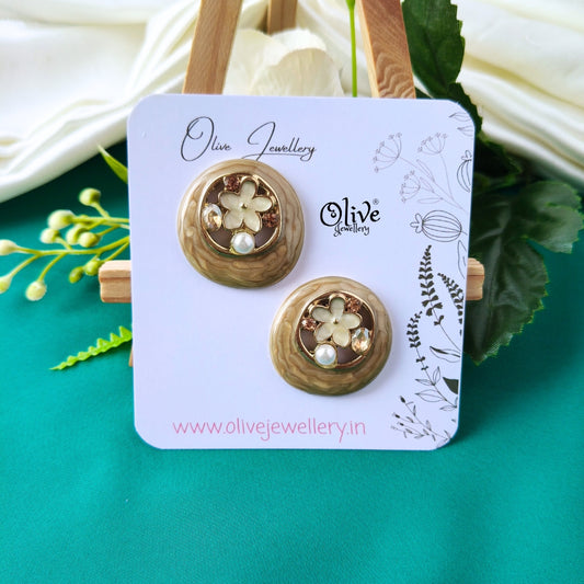 Enamel Earrings -1321