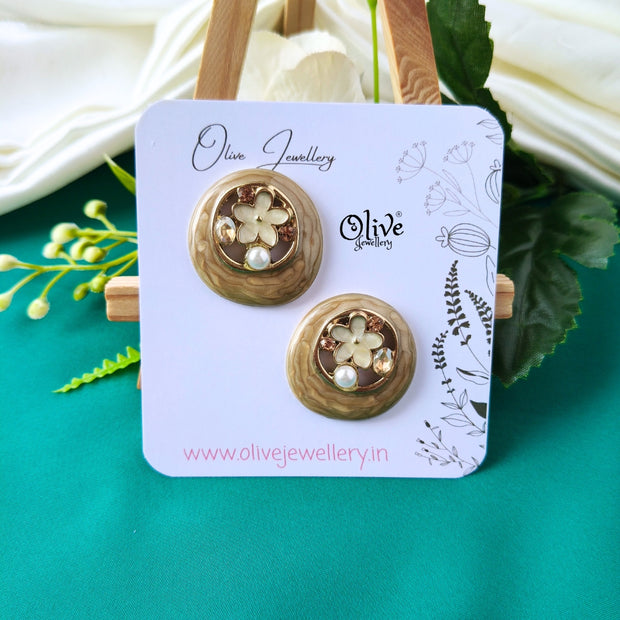 Enamel Earrings -1321