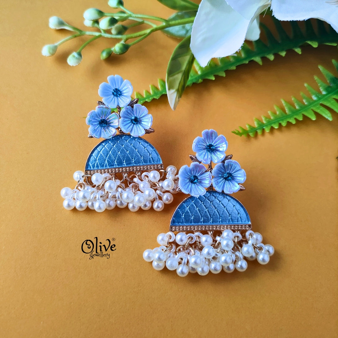 Enamel Earrings-1360