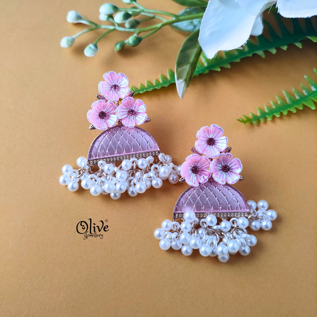 Enamel Earrings-1360