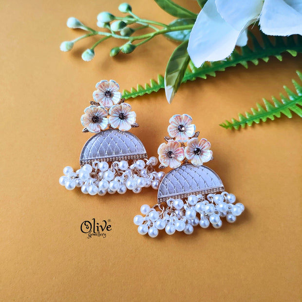 Enamel Earrings-1360