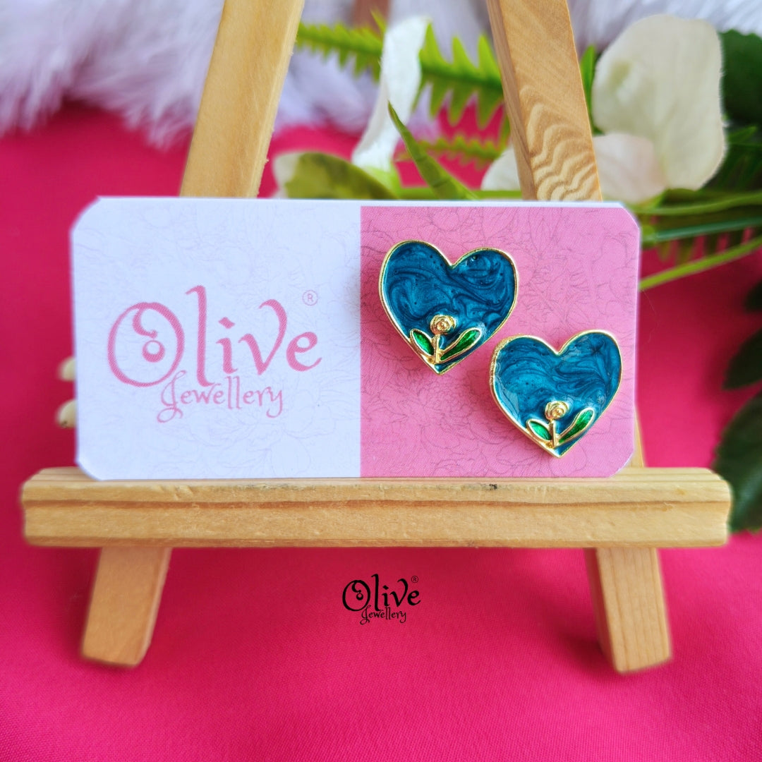 Enamel Earrings-1375