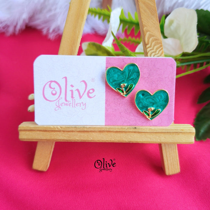 Enamel Earrings-1375