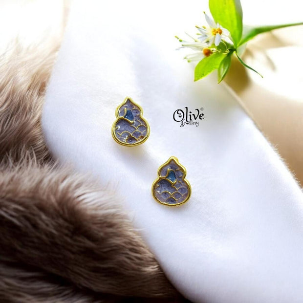 Enamel Earrings-1387