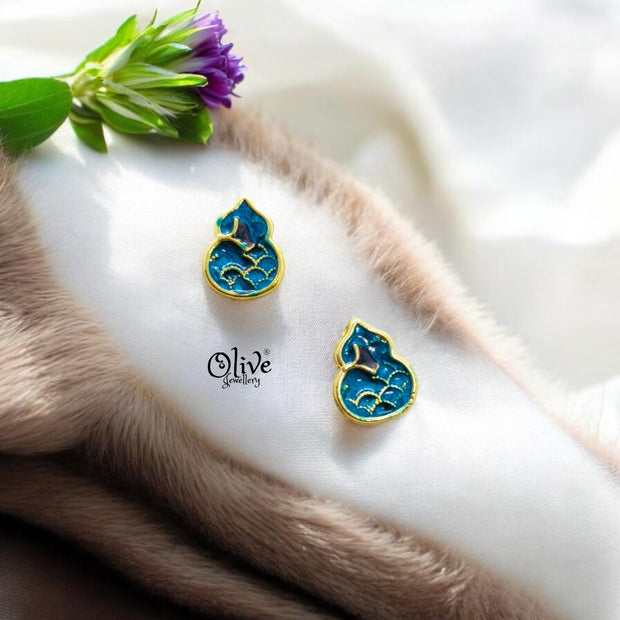 Enamel Earrings-1387