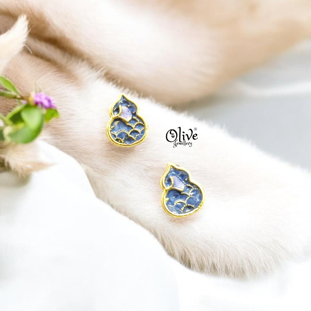 Enamel Earrings-1387