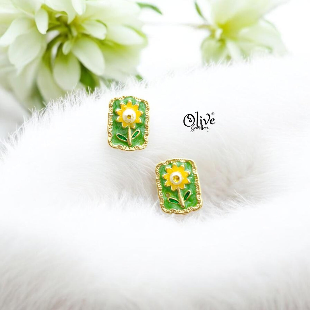 Enamel Earrings-1411