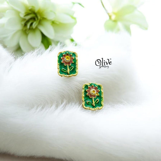 Enamel Earrings-1411