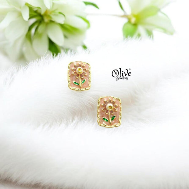 Enamel Earrings-1411