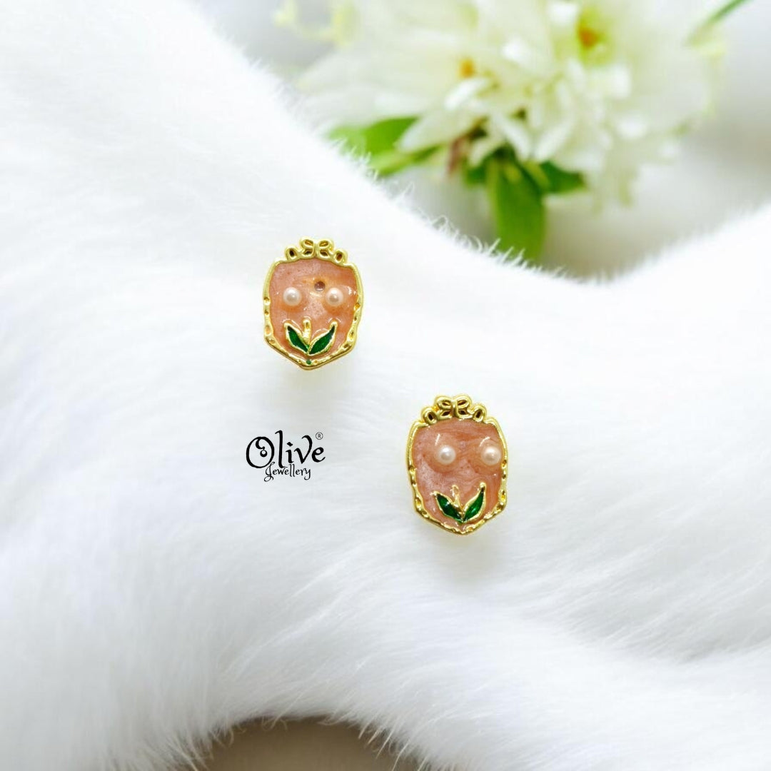 Enamel Earrings-1417