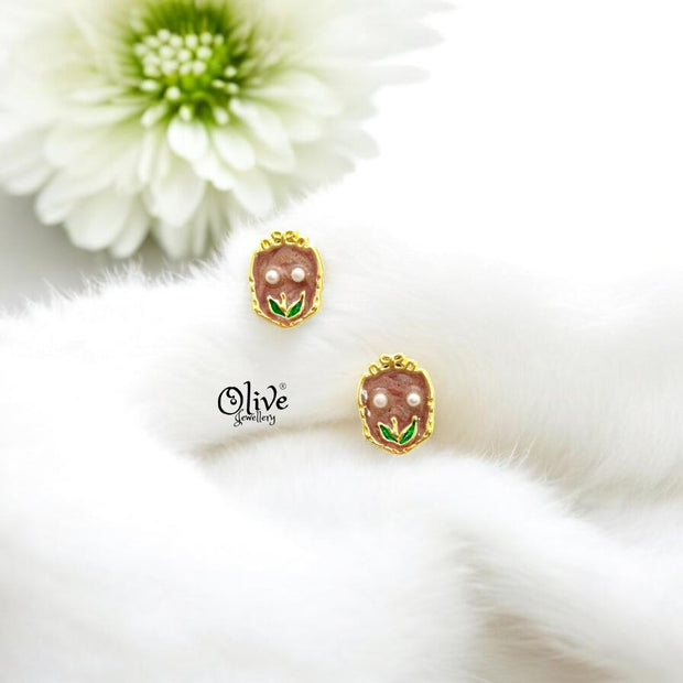 Enamel Earrings-1417