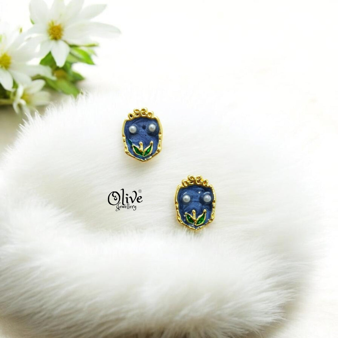 Enamel Earrings-1417