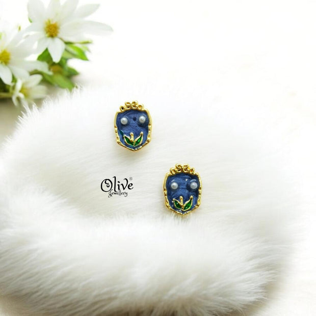 Enamel Earrings-1417