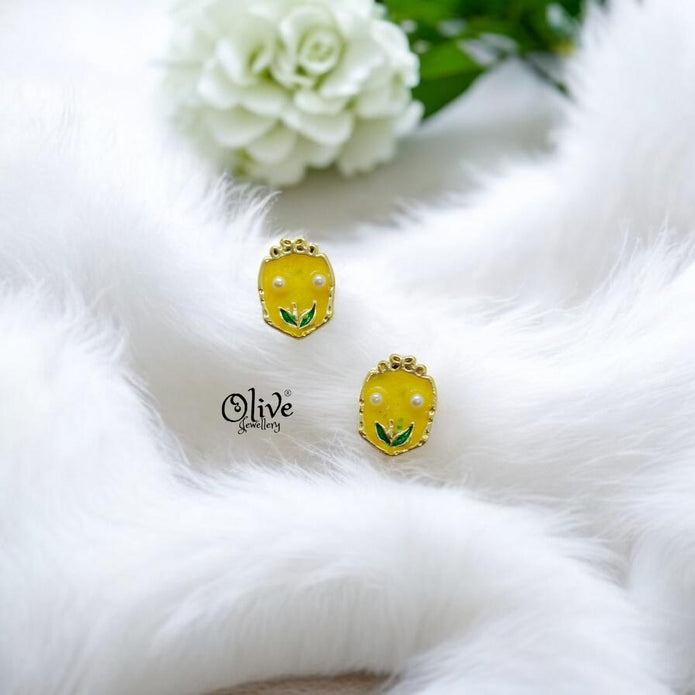 Enamel Earrings-1417