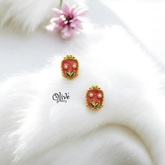 Enamel Earrings-1417
