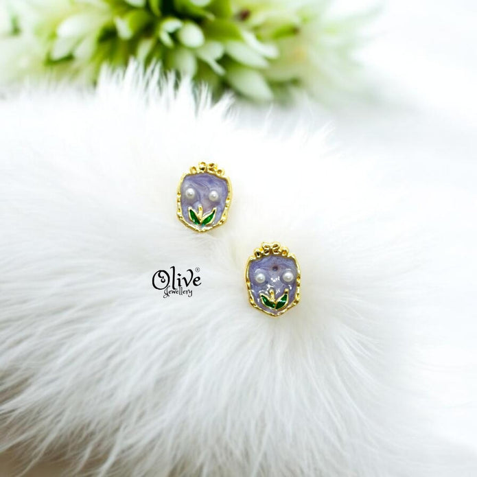 Enamel Earrings-1417