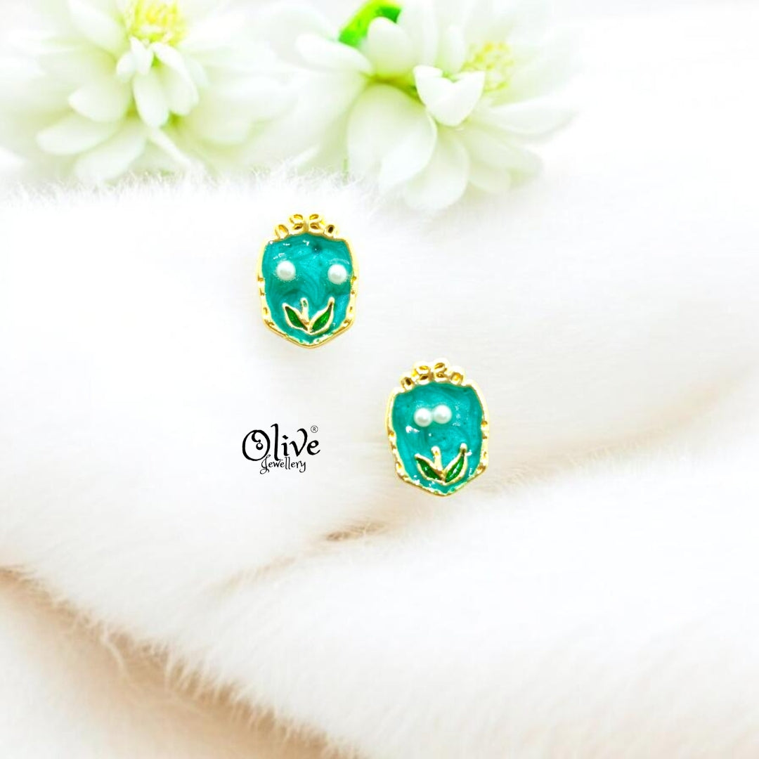 Enamel Earrings-1417