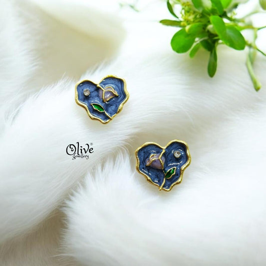Enamel Earrings-1428