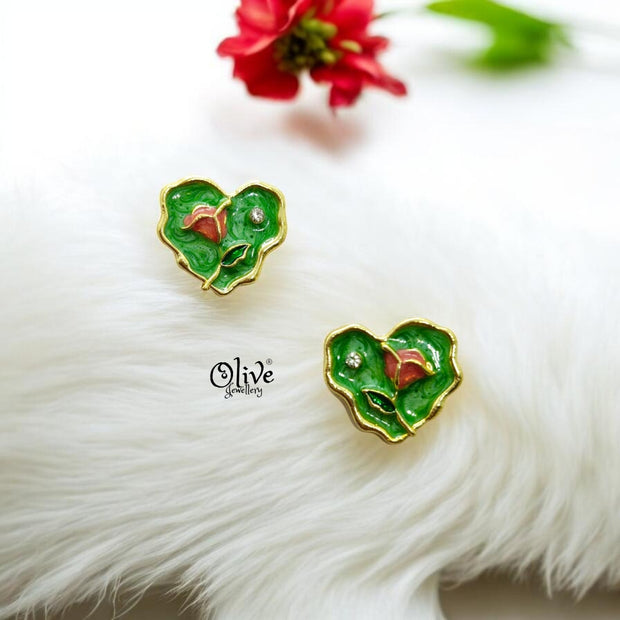 Enamel Earrings-1428