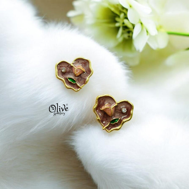 Enamel Earrings-1428