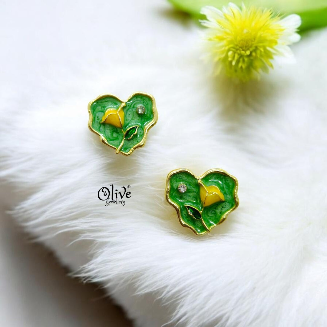 Enamel Earrings-1428