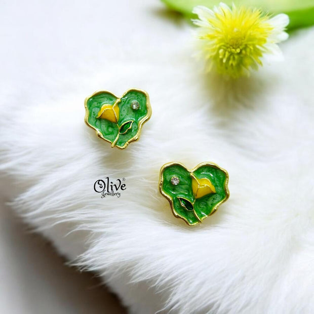 Enamel Earrings-1428