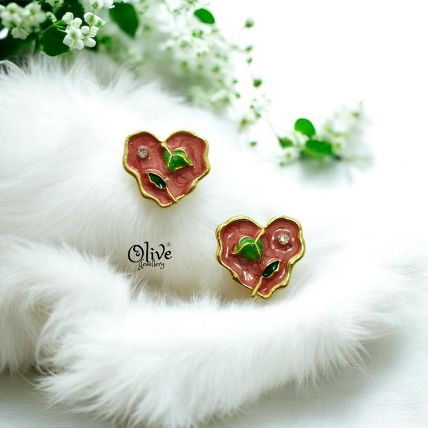 Enamel Earrings-1428