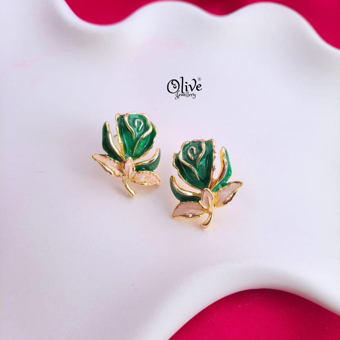 Enamel Earrings -1446