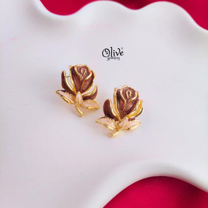 Enamel Earrings -1446