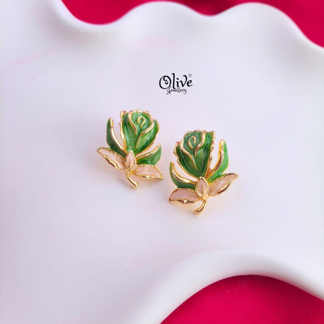 Enamel Earrings -1446