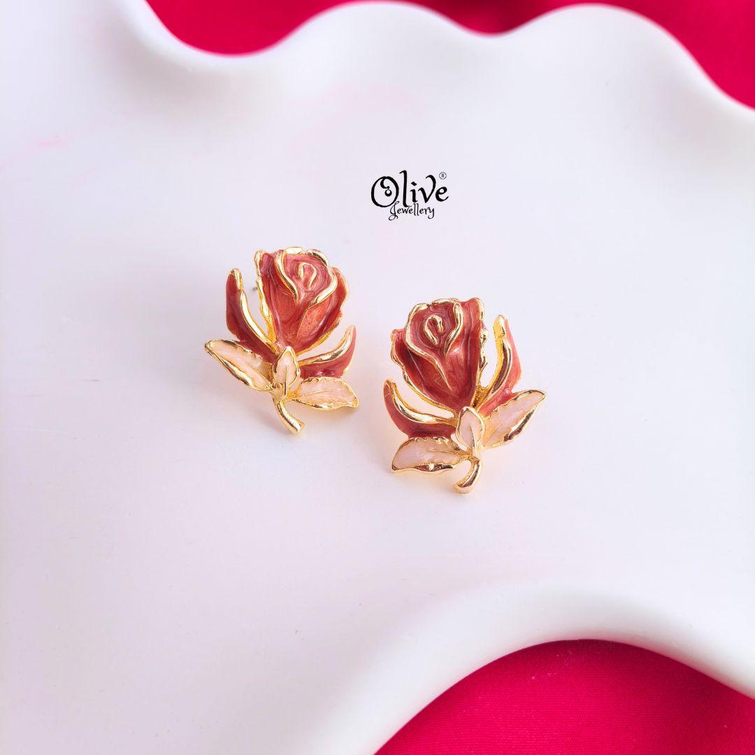 Enamel Earrings -1446