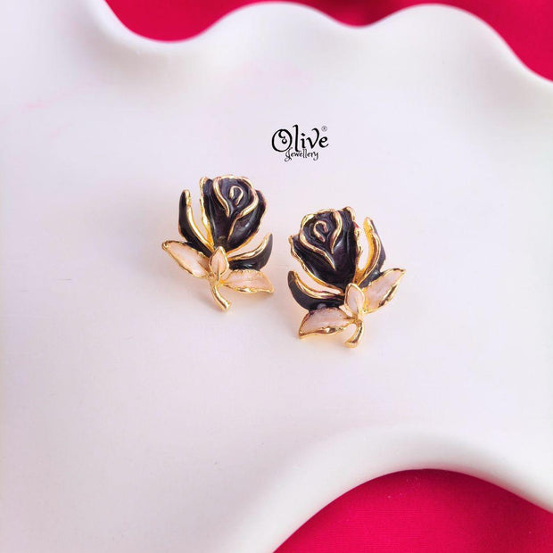 Enamel Earrings -1446