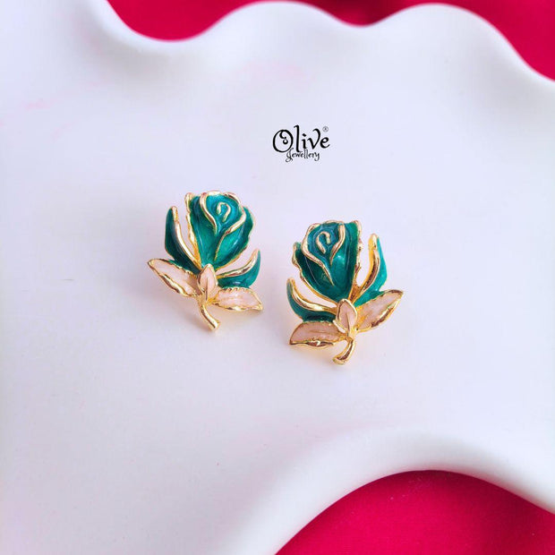 Enamel Earrings -1446