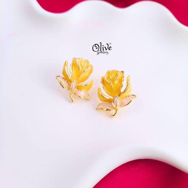 Enamel Earrings -1446