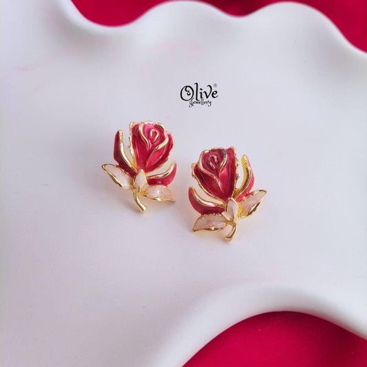 Enamel Earrings -1446