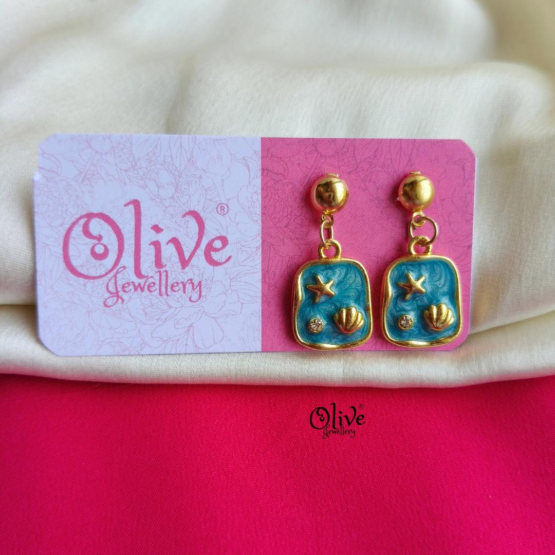 Enamel Earrings-1499