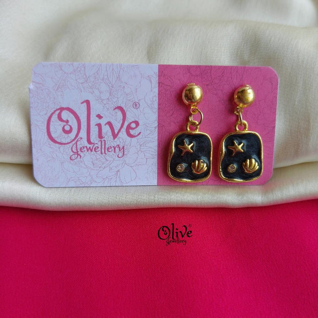 Enamel Earrings-1499
