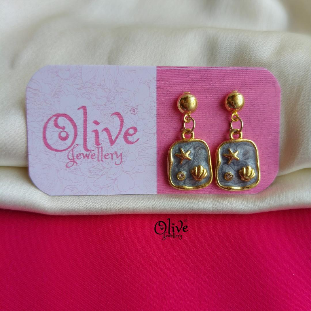 Enamel Earrings-1499