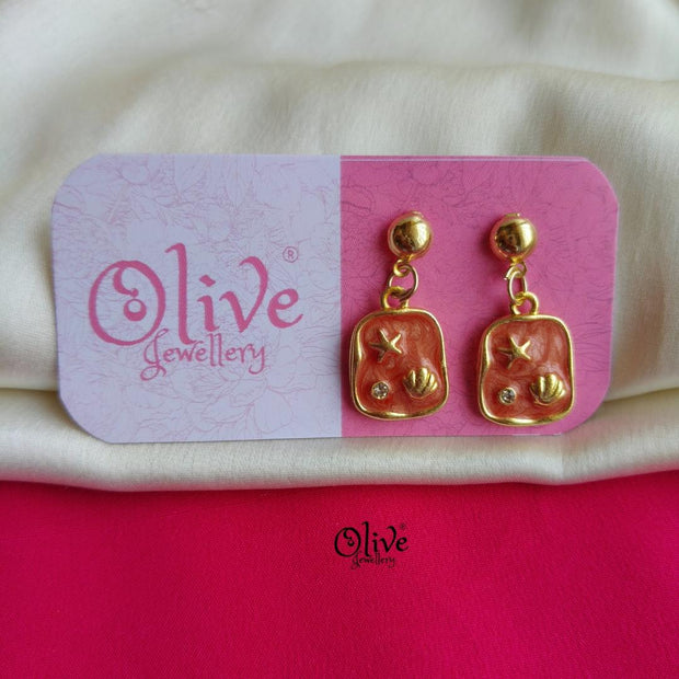 Enamel Earrings-1499