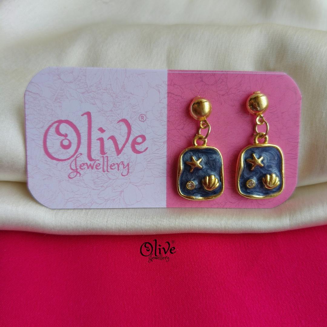 Enamel Earrings-1499