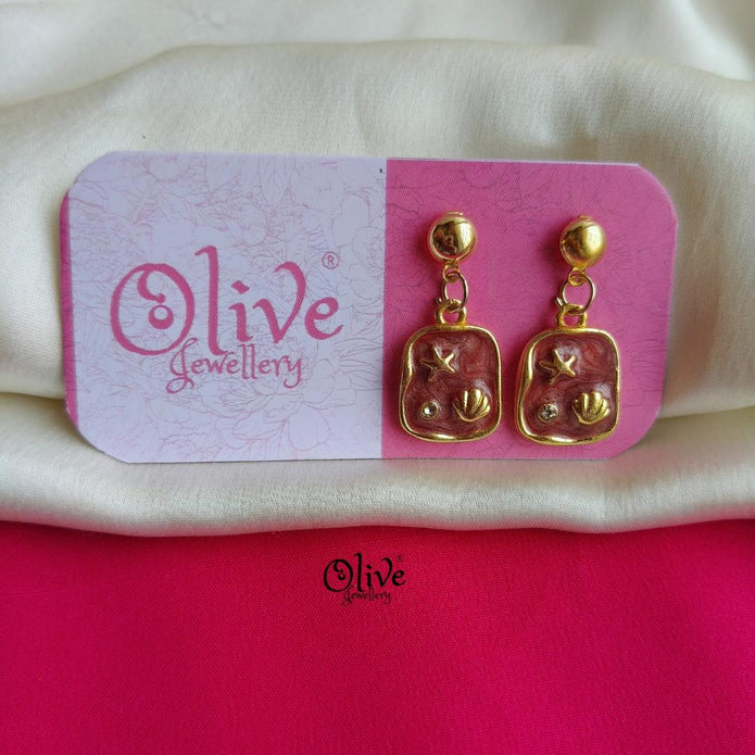 Enamel Earrings-1499