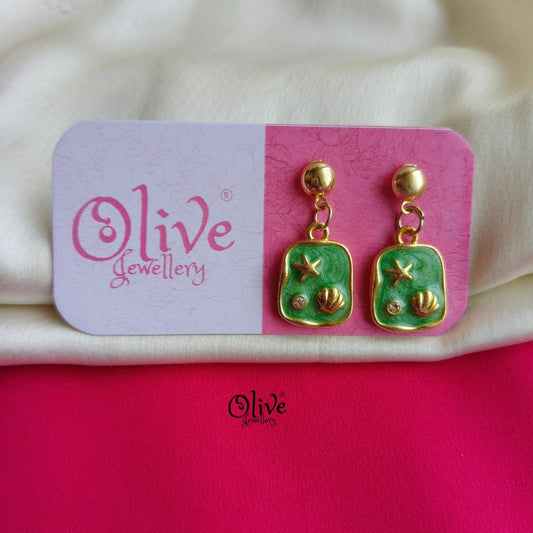 Enamel Earrings-1499
