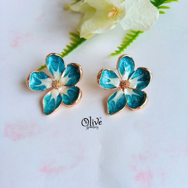 Enamel Earrings-1522